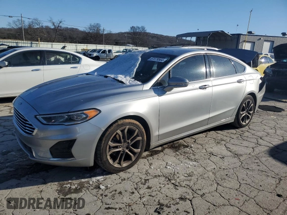 2020 Ford Fusion SEL with VIN 3FA6P0CDXLR207655, listed as a Copart auction lot 87379564 with 134,318 mi miles and Salvage title. Bid and sale history available at DreamBid. Image 1.