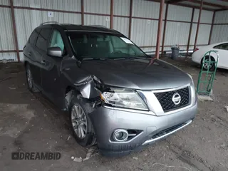 2015 Nissan Pathfinder SV z VIN 5N1AR2MM2FC652995, wystawiony jako IAAI lot #42193890 z przebiegiem 159 612 mil mil oraz . Historia ofert i sprzedaży dostępna na DreamBid. Obrazek 1.