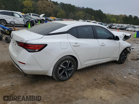 2024 Nissan Sentra SV with VIN 3N1AB8CV8RY321388, listed as a Copart auction lot 50821645 with 10,318 mi miles and Salvage Title. Bid and sale history available at DreamBid. Image 3.