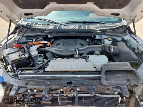2023 Ford F-150 XL with VIN 1FTFW1ED3PFB64344, listed as a Copart auction lot 55409115 with 20,817 mi miles and Salvage title. Bid and sale history available at DreamBid. Image 11.