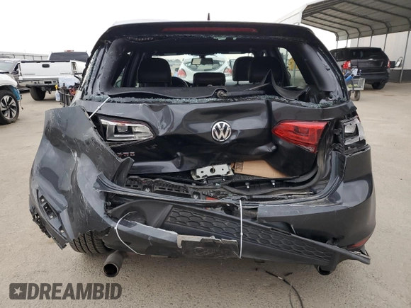 2017 Volkswagen GTI S with VIN 3VW547AUXHM065464, listed as a Copart auction lot 43478615 with 71,897 mi miles and Salvage Title. Bid and sale history available at DreamBid. Image 6.