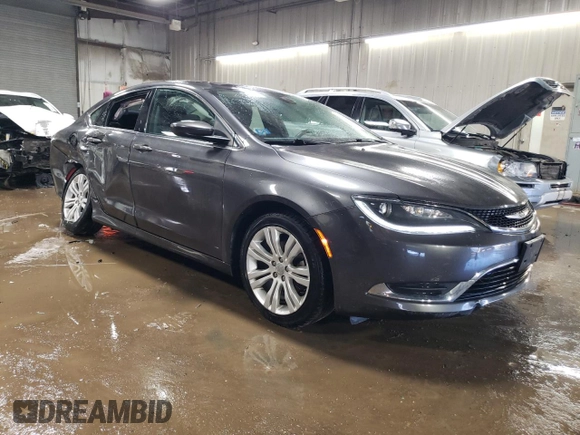 2015 Chrysler 200 Limited with VIN 1C3CCCAB2FN561936, listed as a Copart auction lot 50036425 with 122,634 mi miles and Salvage Title. Bid and sale history available at carsss.com. Image 4.