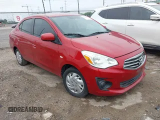 2017 Mitsubishi Mirage ES with VIN ML32F3FJ4HHF08080, listed as a IAAI auction lot 42182294 with 61,709 mi miles and . Bid and sale history available at DreamBid. Image 1.
