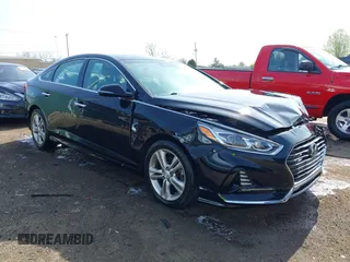 2018 Hyundai Sonata SEL with VIN 5NPE34AF1JH643730, listed as a IAAI auction lot 42087230 with 103,804 mi miles and . Bid and sale history available at carsss.com. Image 1.