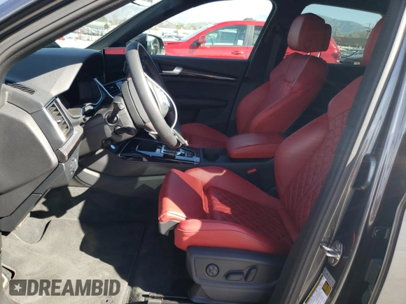 2023 Audi SQ5 Premium Plus with VIN WA1B4AFY0P2167063, listed as a Copart auction lot 39869674 with 12,008 mi miles and . Bid and sale history available at DreamBid. Image 7.