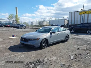 2024 Honda Accord Sport-L with VIN 1HGCY2F79RA065783, listed as a IAAI auction lot 42059481 with 7,390 mi miles and . Bid and sale history available at DreamBid. Image 2.