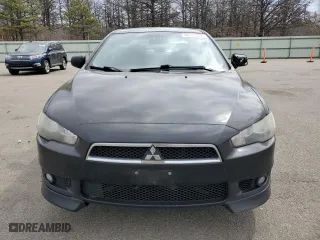 2010 Mitsubishi Lancer GTS with VIN JA32U8FW5AU001242, listed as a Copart auction lot 53711375 with 160,623 mi miles and Salvage Title. Bid and sale history available at carsss.com. Image 5.
