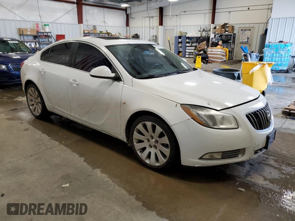 2011 Buick Regal CXL Turbo TO7 with VIN W04G15GV3B1079987, listed as a Copart auction lot 86269704 with 197,288 mi miles and Clean Title. Bid and sale history available at carsss.com. Image 4.