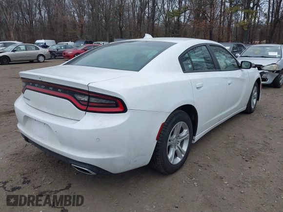 2023 Dodge Charger SXT with VIN 2C3CDXBG1PH699461, listed as a IAAI auction lot 41715007 with 3,424 mi miles. Bid and sale history available at carsss.com. Image 4.