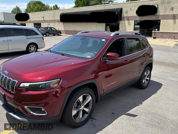 2019 Jeep Cherokee Limited with VIN 1C4PJMDX5KD126098, listed as a Copart auction lot 58540935 with 92,652 mi miles and Clean title. Bid and sale history available at DreamBid. Image 2.