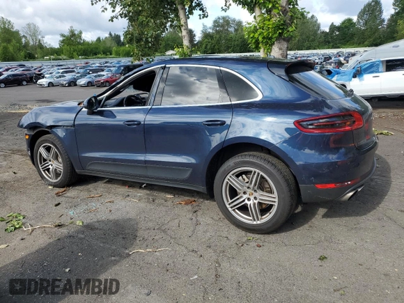 2016 Porsche Macan S with VIN WP1AB2A51GLB52400, listed as a Copart auction lot 57483095 with 68,525 mi miles and Salvage title. Bid and sale history available at DreamBid. Image 2.