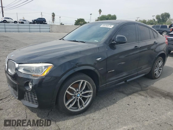 2016 BMW X4 xDrive35i z VIN 5UXXW5C50G0N93000, wystawiony jako Copart lot #58536875 z przebiegiem 81 824 mil mil oraz Czysty tytuł • Clean title. Historia ofert i sprzedaży dostępna na DreamBid. Obrazek 1.