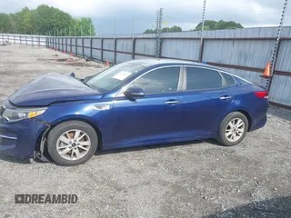 2018 Kia Optima LX with VIN 5XXGT4L37JG207956, listed as a IAAI auction lot 42121234 with 167,632 mi miles. Bid and sale history available at carsss.com. Image 15.