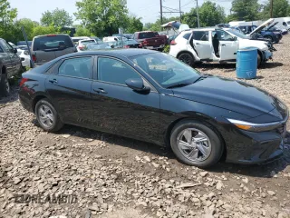 2025 Hyundai Elantra SE with VIN KMHLL4DG0SU931768, listed as a Copart auction lot 60353885 with 1,319 mi miles and Salvage title. Bid and sale history available at DreamBid. Image 4.