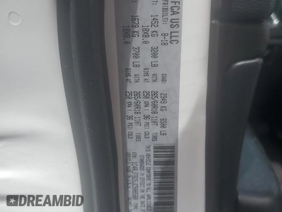 2018 Jeep Grand Cherokee Limited with VIN 1C4RJFBG5JC508580, listed as a Copart auction lot 54936255 with 87,296 mi miles and Clean Title. Bid and sale history available at DreamBid. Image 13.