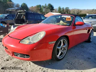 2000 Porsche Boxster S with VIN WP0CB2982YU661142, listed as a Copart auction lot 80261724 with 99,009 mi miles and Clean Title. Bid and sale history available at carsss.com. Image 1.