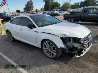 2019 Audi A5 Sportback Premium Plus with VIN WAUENCF53KA092386, listed as a Copart auction lot 37323564 with 56,579 mi miles. Bid and sale history available at carsss.com. Image 4.