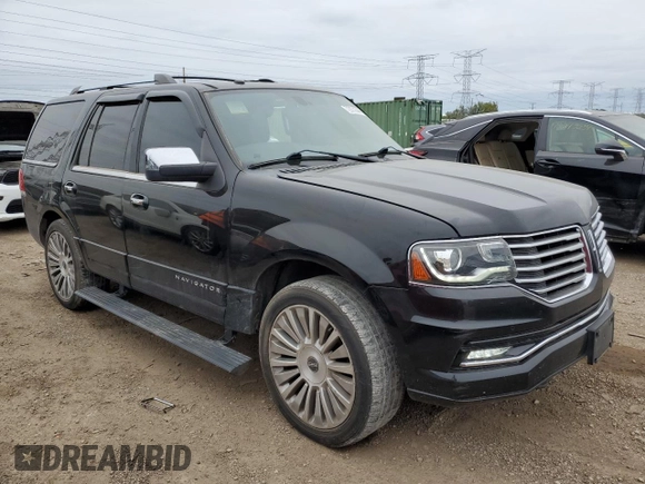 2017 Lincoln Navigator Reserve with VIN 5LMJJ2LT4HEL02403, listed as a Copart auction lot 72974344 with 128,393 mi miles and Salvage title. Bid and sale history available at DreamBid. Image 4.