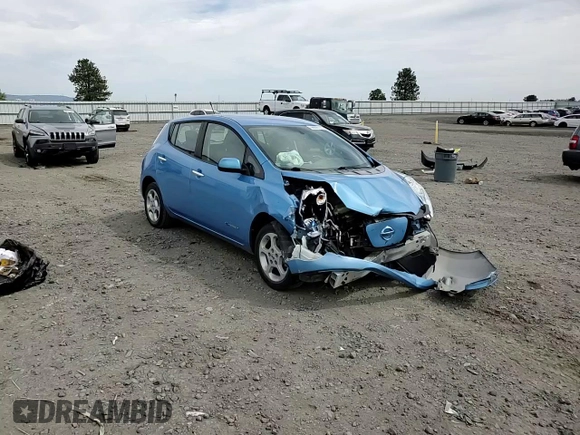 2013 Nissan LEAF SV with VIN 1N4AZ0CP0DC418510, listed as a Copart auction lot 56605165 with 101,509 mi miles and Salvage title. Bid and sale history available at DreamBid. Image 13.