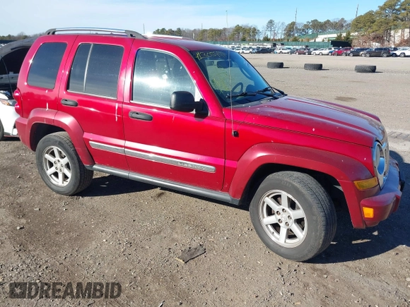 2007 Jeep Liberty Limited with VIN 1J4GL58K67W523792, listed as a IAAI auction lot 41305498 with 143,115 mi miles. Bid and sale history available at carsss.com. Image 1.