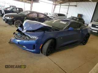 2019 Chevrolet Camaro 2LT with VIN 1G1FD1RS2K0123156, listed as a Copart auction lot 47807145 with 70,221 mi miles and Salvage Title. Bid and sale history available at carsss.com. Image 1.