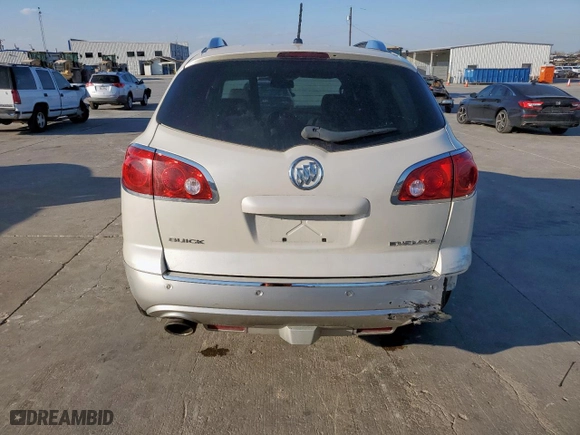 2012 Buick Enclave Leather with VIN 5GAKRCED8CJ119927, listed as a Copart auction lot 47129615 with 140,176 mi miles and Salvage Title. Bid and sale history available at carsss.com. Image 6.