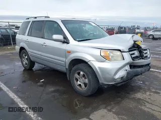2008 Honda Pilot EX-L with VIN 5FNYF287X8B017612, listed as a IAAI auction lot 41491138 with 315,287 mi miles and . Bid and sale history available at carsss.com. Image 1.