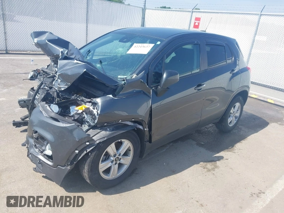 2020 Chevrolet Trax LS with VIN 3GNCJKSB4LL273803, listed as a IAAI auction lot 42243637 with 98,781 mi miles and . Bid and sale history available at DreamBid. Image 19.