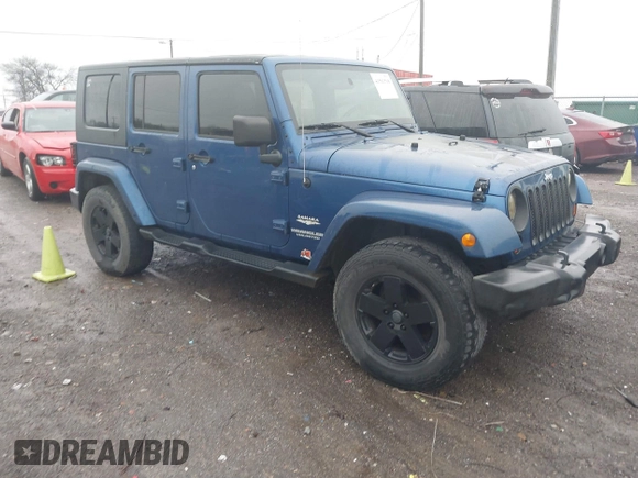 2010 Jeep Wrangler Unlimited Sahara with VIN 1J4BA5H17AL166915, listed as a IAAI auction lot 41561508 with 252,337 mi miles. Bid and sale history available at carsss.com. Image 1.