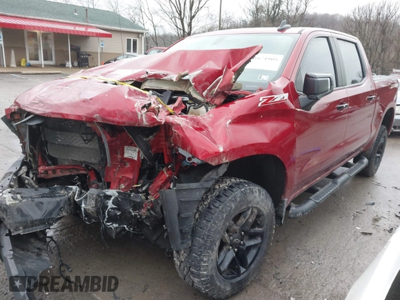 2021 Chevrolet Silverado 1500 LT Trail Boss with VIN 3GCPYFEL0MG161771, listed as a IAAI auction lot 41671905 with 44,047 mi miles and . Bid and sale history available at DreamBid. Image 23.