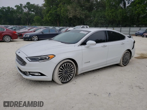 2018 Ford Fusion Hybrid Titanium with VIN 3FA6P0RU9JR147324, listed as a Copart auction lot 47387923 with 64,826 mi miles. Bid and sale history available at carsss.com. Image 1.