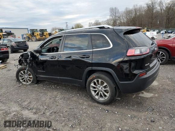 2019 Jeep Cherokee Latitude Plus with VIN 1C4PJMLBXKD214974, listed as a Copart auction lot 49877595 with 120,979 mi miles and Salvage title. Bid and sale history available at DreamBid. Image 2.