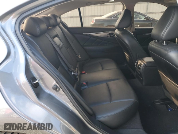 2017 Infiniti Q50 3.0t Signature Edition with VIN JN1EV7AR7HM839180, listed as a Copart auction lot 83185234 with 96,311 mi miles and Salvage Title. Bid and sale history available at carsss.com. Image 10.