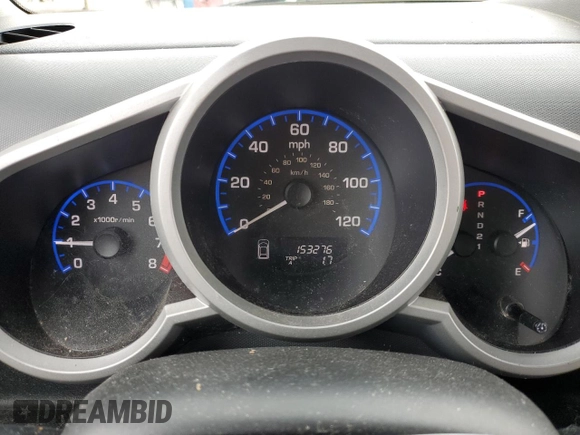 2008 Honda Element EX with VIN 5J6YH28748L005831, listed as a Copart auction lot 52077395 with 153,276 mi miles and Salvage Title. Bid and sale history available at DreamBid. Image 9.