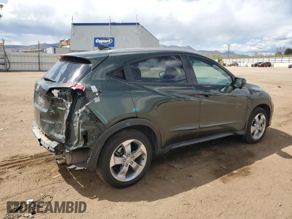 2016 Honda HR-V EX-L w/Navi with VIN 3CZRU6H77GM761013, listed as a Copart auction lot 53153565 with 37,363 mi miles and Salvage Title. Bid and sale history available at carsss.com. Image 3.