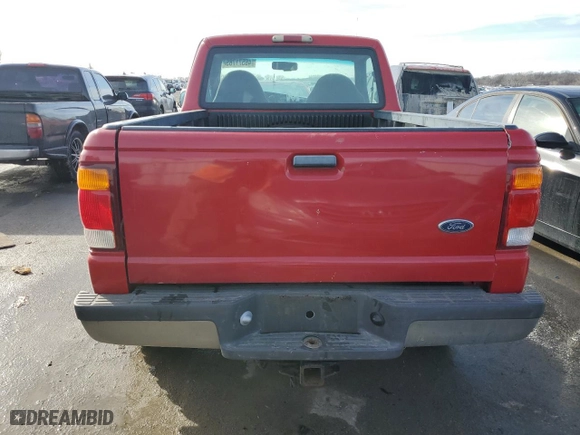 1999 Ford Ranger XL with VIN 1FTYR10C3XPA00083, listed as a Copart auction lot 46571785 with 156,763 mi miles and Salvage Title. Bid and sale history available at carsss.com. Image 6.