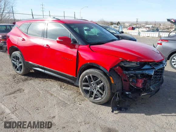 2020 Chevrolet Blazer RS с VIN 3GNKBERS0LS638001, выставлен на аукционе IAAI как лот 41058909 с пробегом 68 338 миль миль и . История ставок и продаж доступна на DreamBid. Изображение 1.