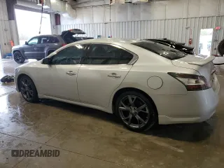 2014 Nissan Maxima S with VIN 1N4AA5AP9EC479301, listed as a Copart auction lot 55404625 with 54,751 mi miles and Non repairable. Bid and sale history available at DreamBid. Image 2.