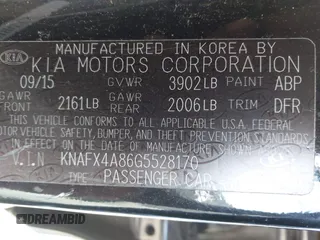 2016 Kia Forte EX z VIN KNAFX4A86G5528170, wystawiony jako IAAI lot #40976618 z przebiegiem 131 963 mil mil oraz . Historia ofert i sprzedaży dostępna na DreamBid. Obrazek 9.