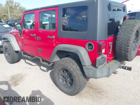 2007 Jeep Wrangler Unlimited X with VIN 1J4GA39197L171132, listed as a IAAI auction lot 41716963 with 145,442 mi miles and . Bid and sale history available at DreamBid. Image 3.