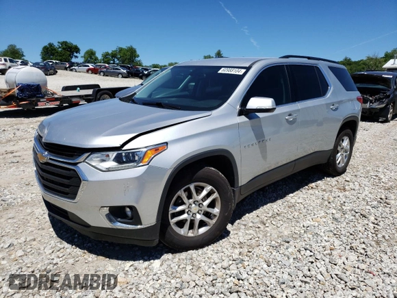 2019 Chevrolet Traverse LT Cloth with VIN 1GNEVGKW0KJ151183, listed as a Copart auction lot 60988104 with 82,431 mi miles and Salvage Title. Bid and sale history available at carsss.com. Image 1.