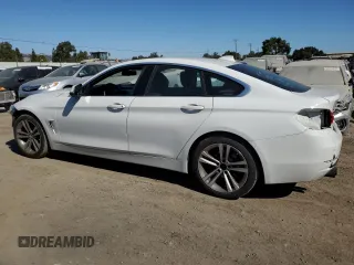 2017 BMW 4 Series 430i xDrive with VIN WBA4F9C33HG813021, listed as a Copart auction lot 63780845 with 69,520 mi miles and Salvage title. Bid and sale history available at DreamBid. Image 2.