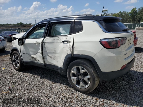 2018 Jeep Compass Limited with VIN 3C4NJDCB3JT402168, listed as a Copart auction lot 55512445 with 49,832 mi miles and Salvage Title. Bid and sale history available at DreamBid. Image 2.