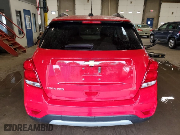 2020 Chevrolet Trax LT with VIN KL7CJPSB3LB340055, listed as a Copart auction lot 64566605 with Not provided miles and Salvage title. Bid and sale history available at DreamBid. Image 6.