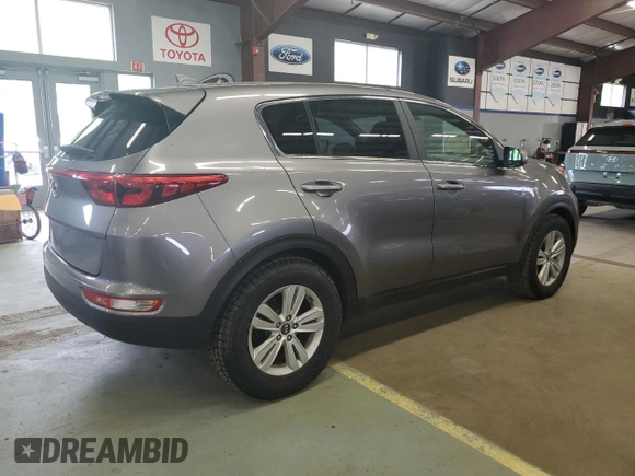 2017 Kia Sportage LX with VIN KNDPMCAC0H7199650, listed as a Copart auction lot 56363505 with 150,505 mi miles and Clean Title. Bid and sale history available at DreamBid. Image 3.