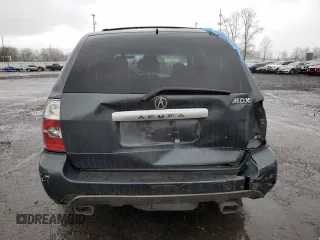 2005 Acura MDX with VIN 2HNYD18295H512436, listed as a Copart auction lot 46493595 with 0 mi miles and Salvage Title. Bid and sale history available at carsss.com. Image 6.