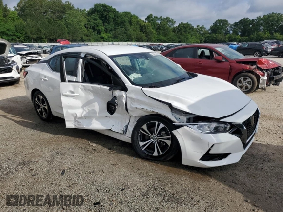 2023 Nissan Sentra SV z VIN 3N1AB8CV0PY312780, wystawiony jako Copart lot #57309805 z przebiegiem 44 575 mil mil oraz Nie do naprawy • Non repairable. Historia ofert i sprzedaży dostępna na DreamBid. Obrazek 4.