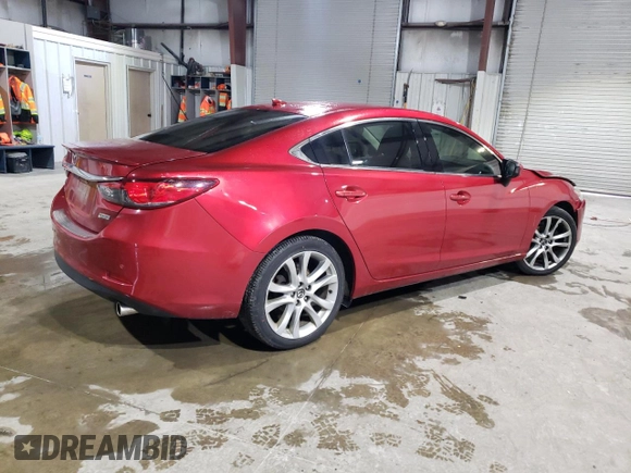 2014 Mazda 6 i Grand Touring with VIN JM1GJ1W68E1138609, listed as a Copart auction lot 45888195 with 89,436 mi miles and Clean Title. Bid and sale history available at DreamBid. Image 3.