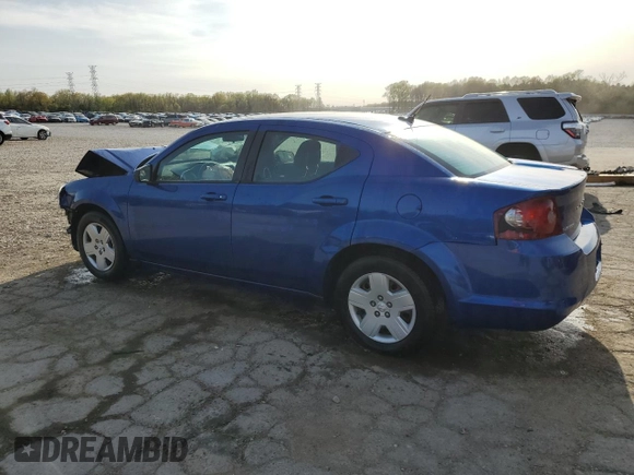 2012 Dodge Avenger SE with VIN 1C3CDZAB1CN242894, listed as a Copart auction lot 51501525 with 191,428 mi miles and Salvage Title. Bid and sale history available at carsss.com. Image 2.