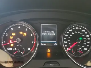 2021 Volkswagen Atlas SE with VIN 1V2WR2CA6MC596444, listed as a Copart auction lot 57615625 with 56,749 mi miles and Salvage title. Bid and sale history available at DreamBid. Image 9.